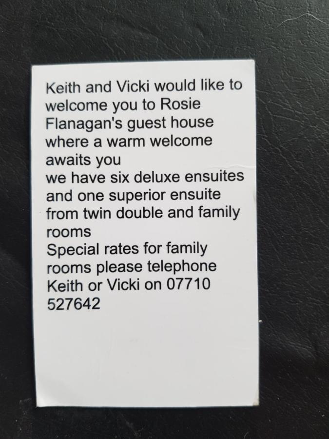 Bed and Breakfast Rosie flanagan's Skegness Exterior foto